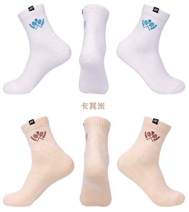 YONEX Women's Sport Socks 245164BCR 22cm-25cm M