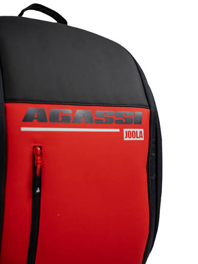 JOOLA Agassi Edge Backpack - Black/Red