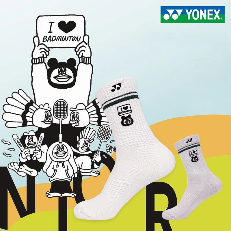 YONEX MEN’S SPORTS SOCKS 145115BCR 25cm-28cm L