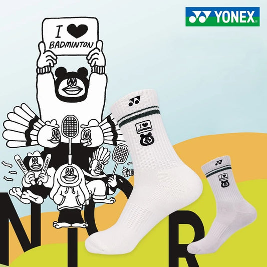 YONEX MEN’S SPORTS SOCKS 145115BCR 25cm-28cm L