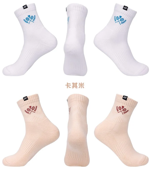 YONEX Women's Sport Socks 245164BCR 22cm-25cm M