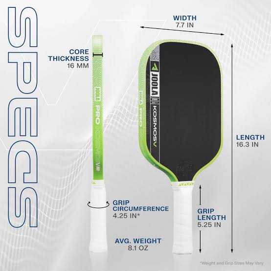 JOOLA Kosmos Pro V Federico Staksrud - Surge Green - 16mm