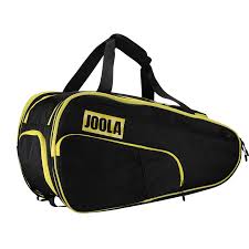 JOOLA Tour Elite Pro Pickleball Bag - Black/Yellow