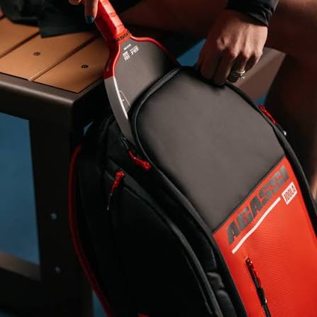 JOOLA Agassi Edge Backpack - Black/Red