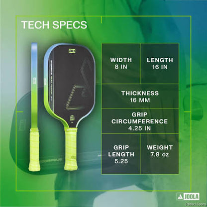 JOOLA Scorpeus Heat Vision - Charge Surge Green - 16mm